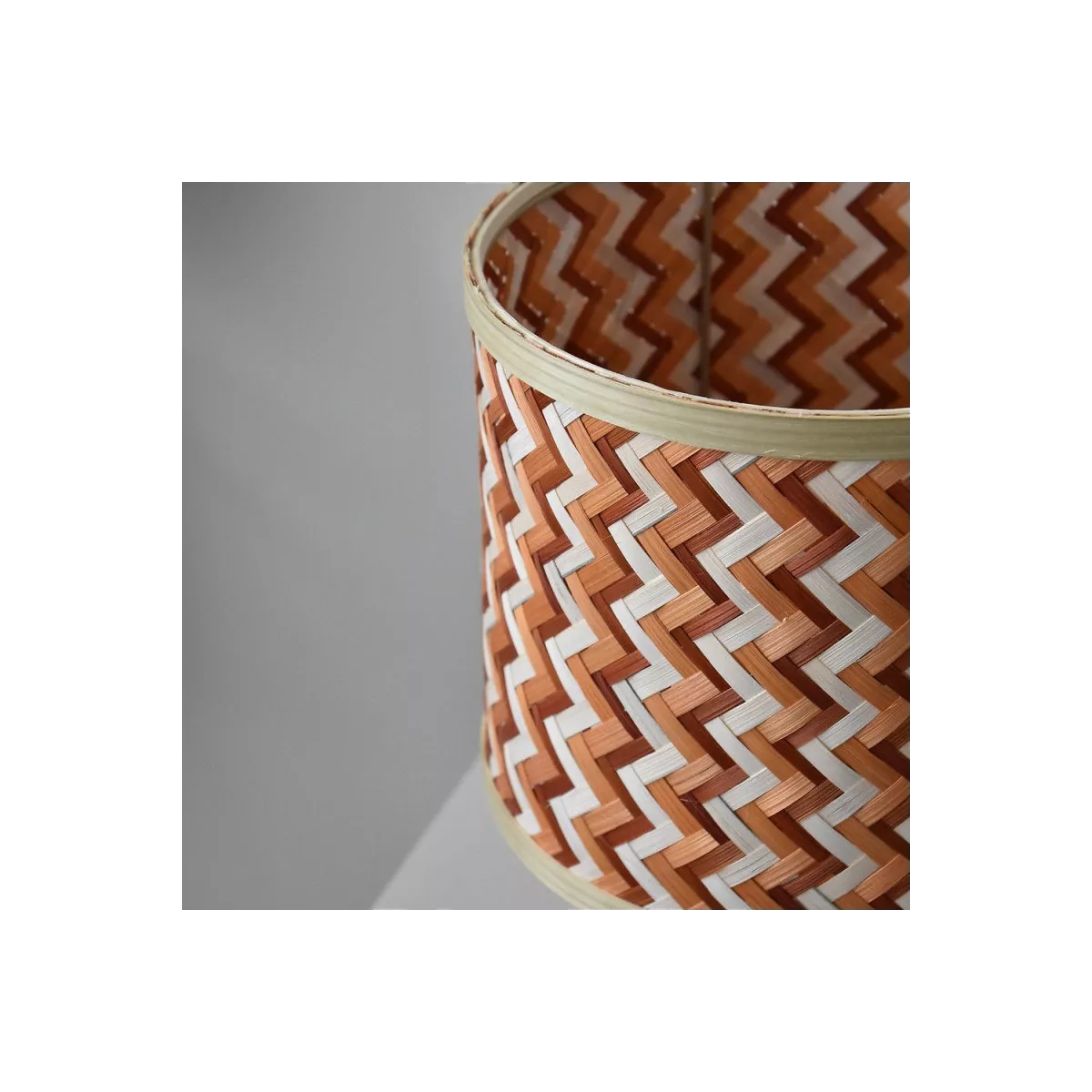 Lampe en rotin Phil H.38 Terracotta