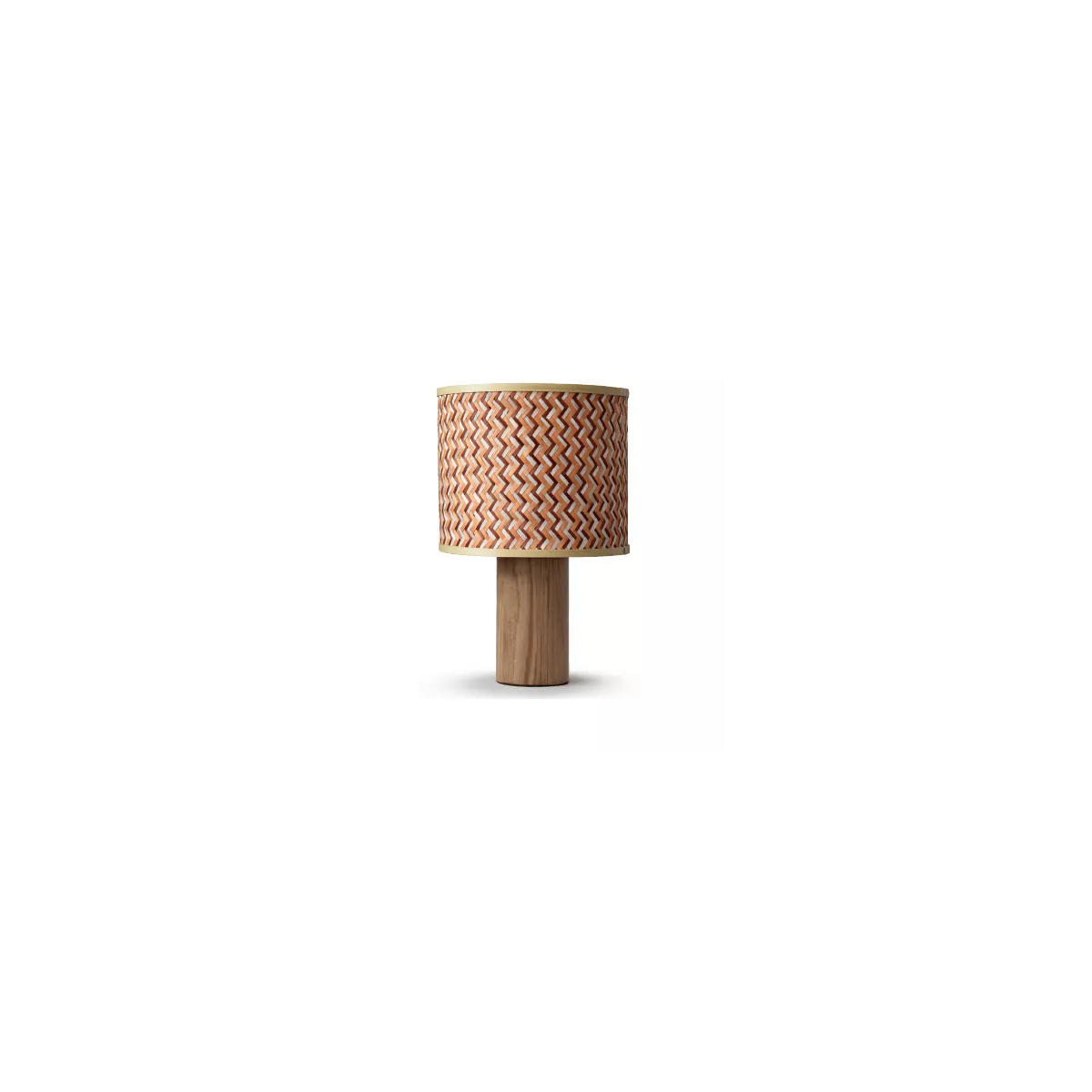 Lampe en rotin Phil H.38 Terracotta