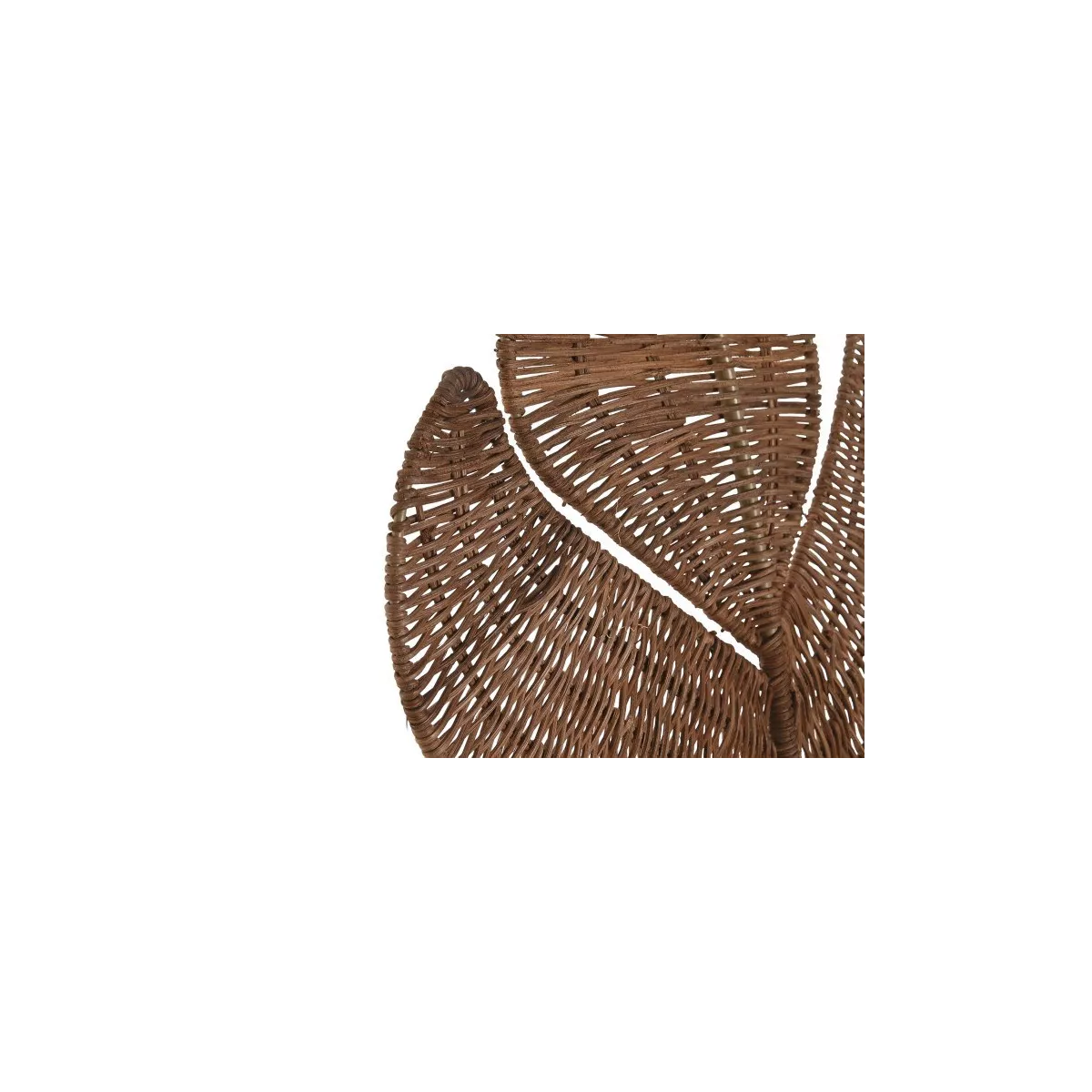Decoration Murale Feuille Rotin 44x70