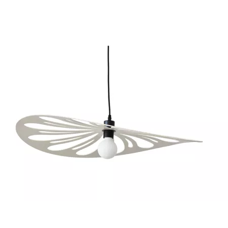 Suspension Fleur Ecru 75x75