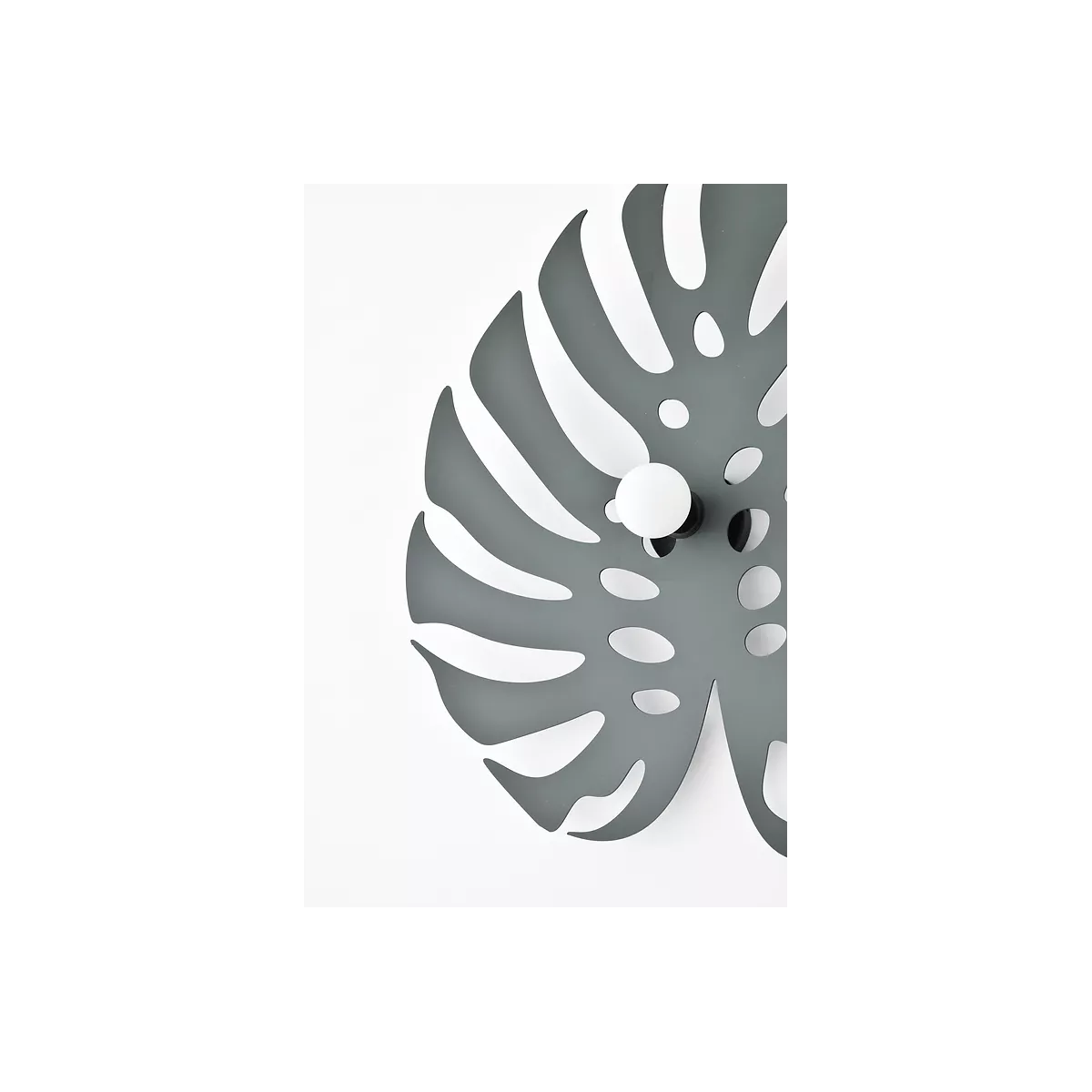 Suspension Feuille Verte 40x40