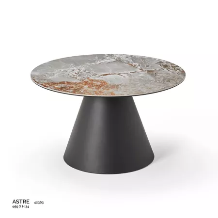 Tables Basses Astre 59x59 plateaux en céramique