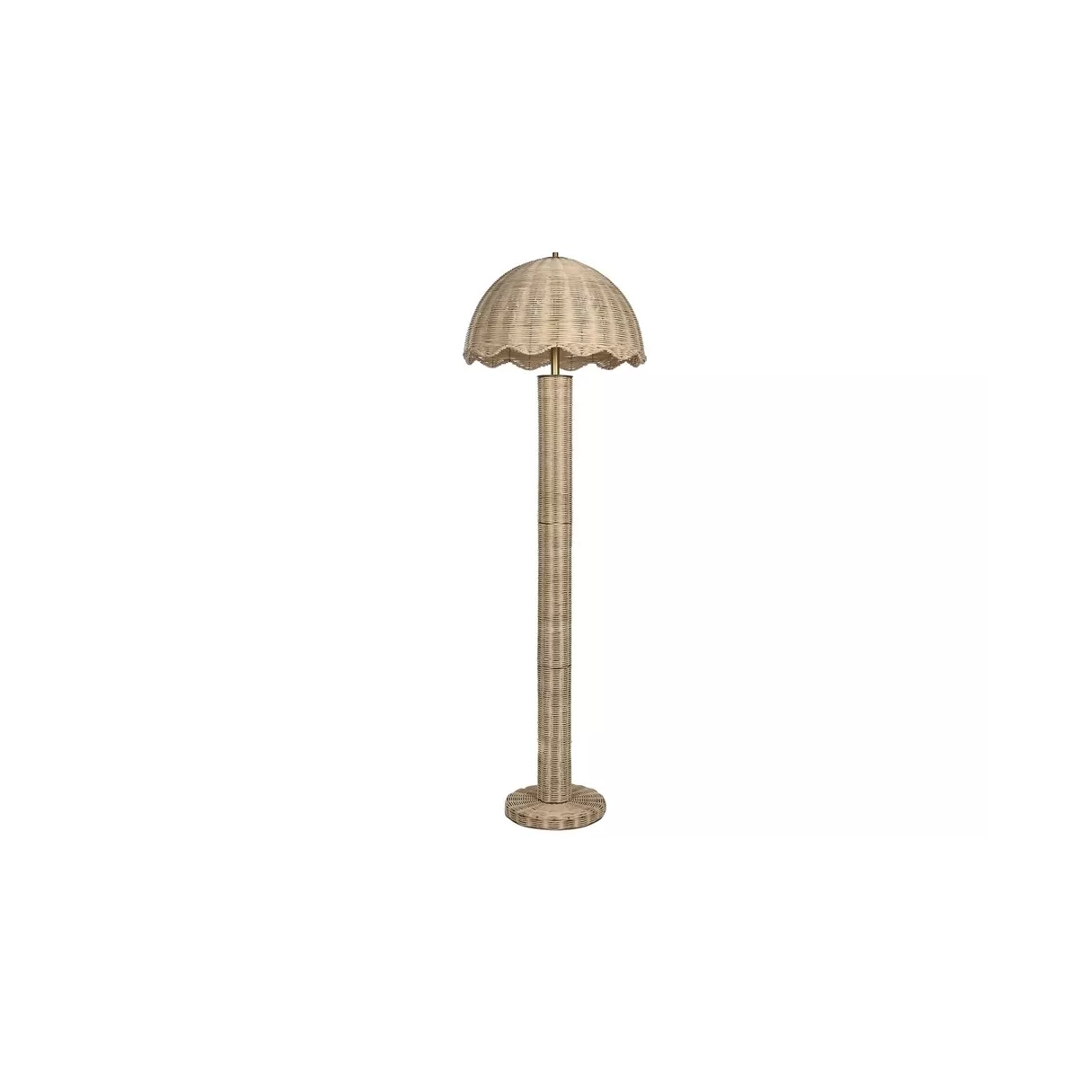 Lampadaire en Rotin Tressé h165