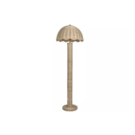 Lampadaire en Rotin Tressé h165
