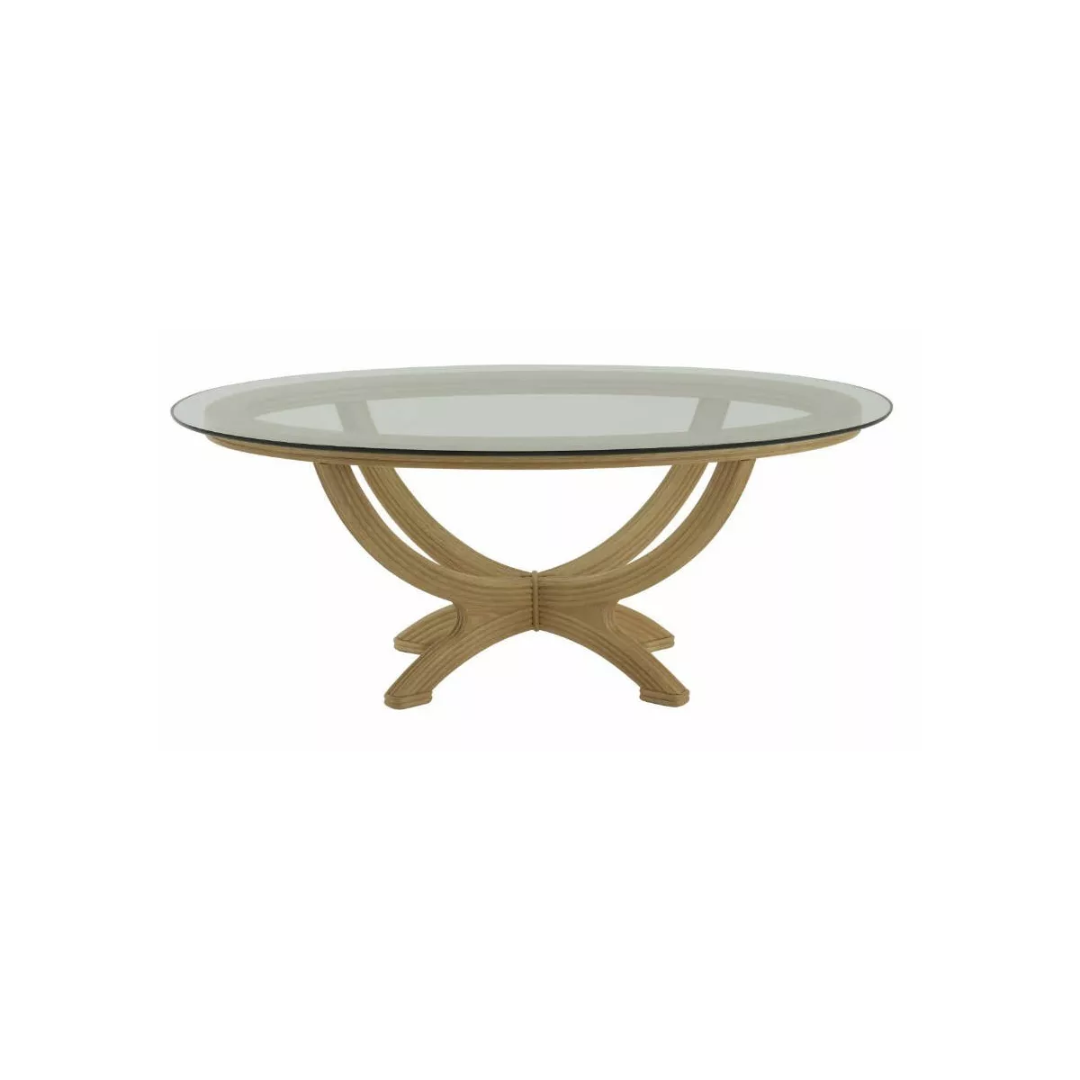 Table Nui Ovale en verre à partir de