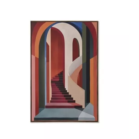 Tableau Escalier Rouge 83x123