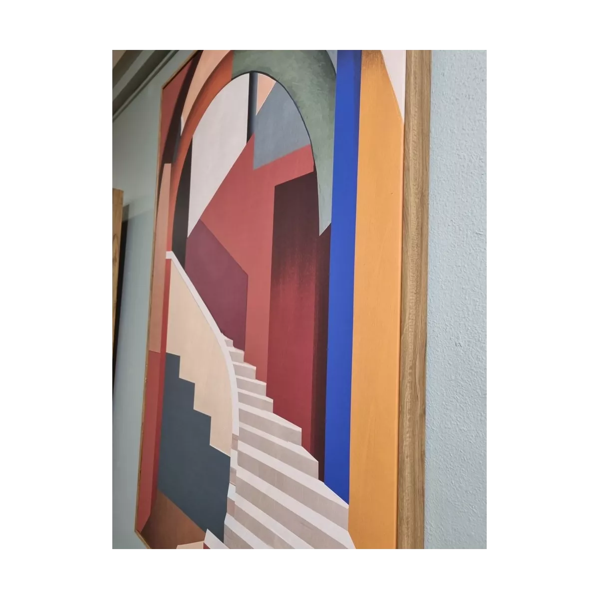 Tableau Escalier Beige 83x123