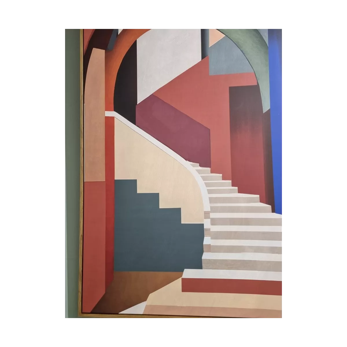 Tableau Escalier Beige 83x123