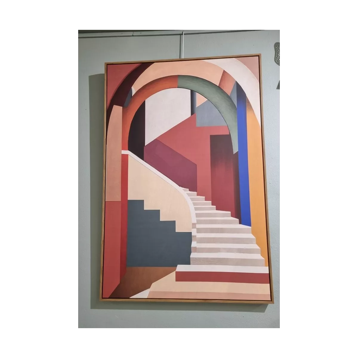 Tableau Escalier Beige 83x123