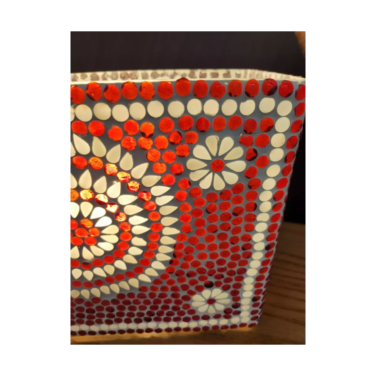 Lampe Mosaique Vulcanic H.21cm