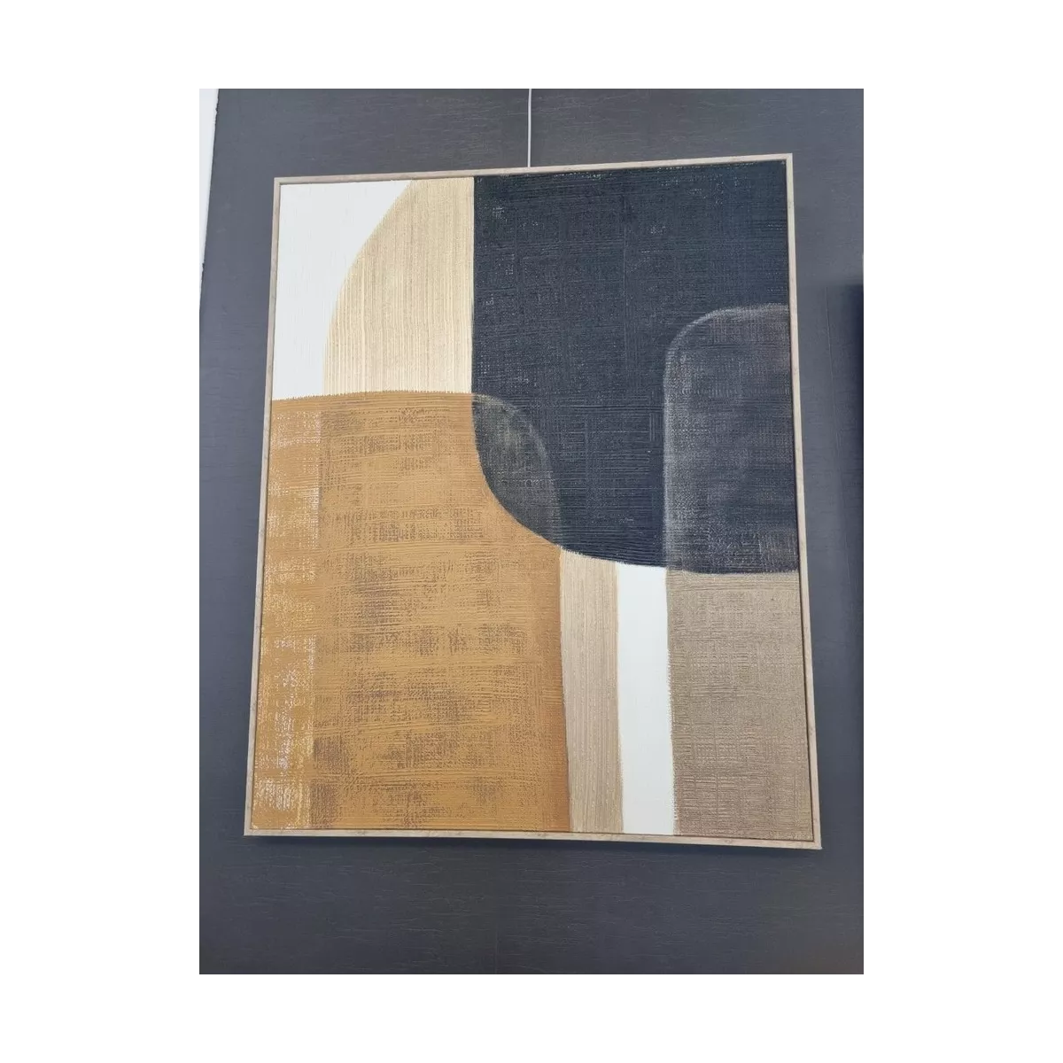 Tableau Jute Abstrait 2 83x103