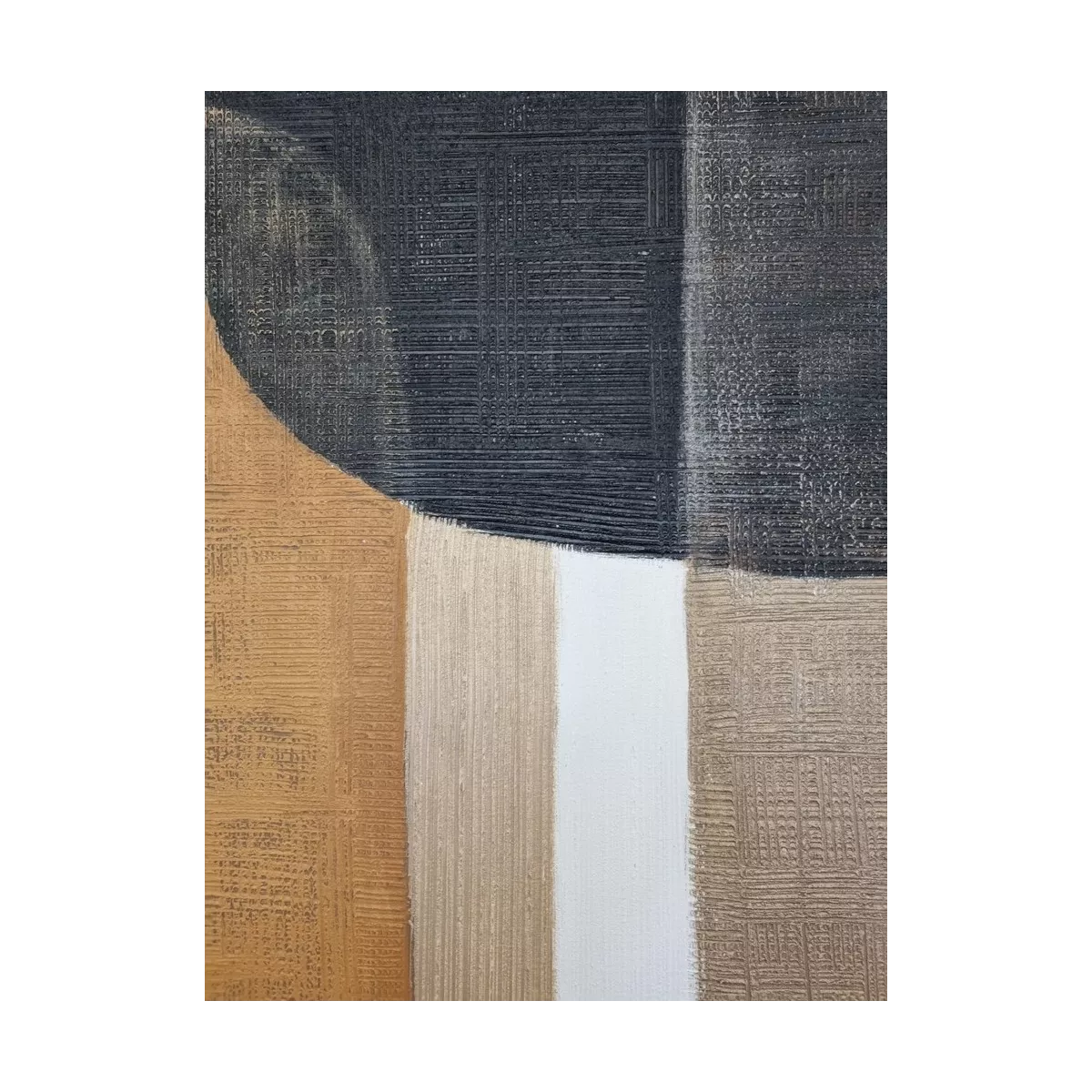 Tableau Jute Abstrait 2 83x103