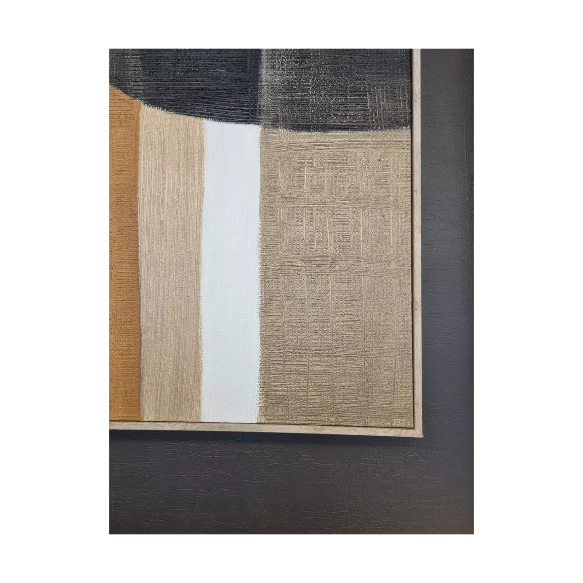 Tableau Jute Abstrait 2 83x103
