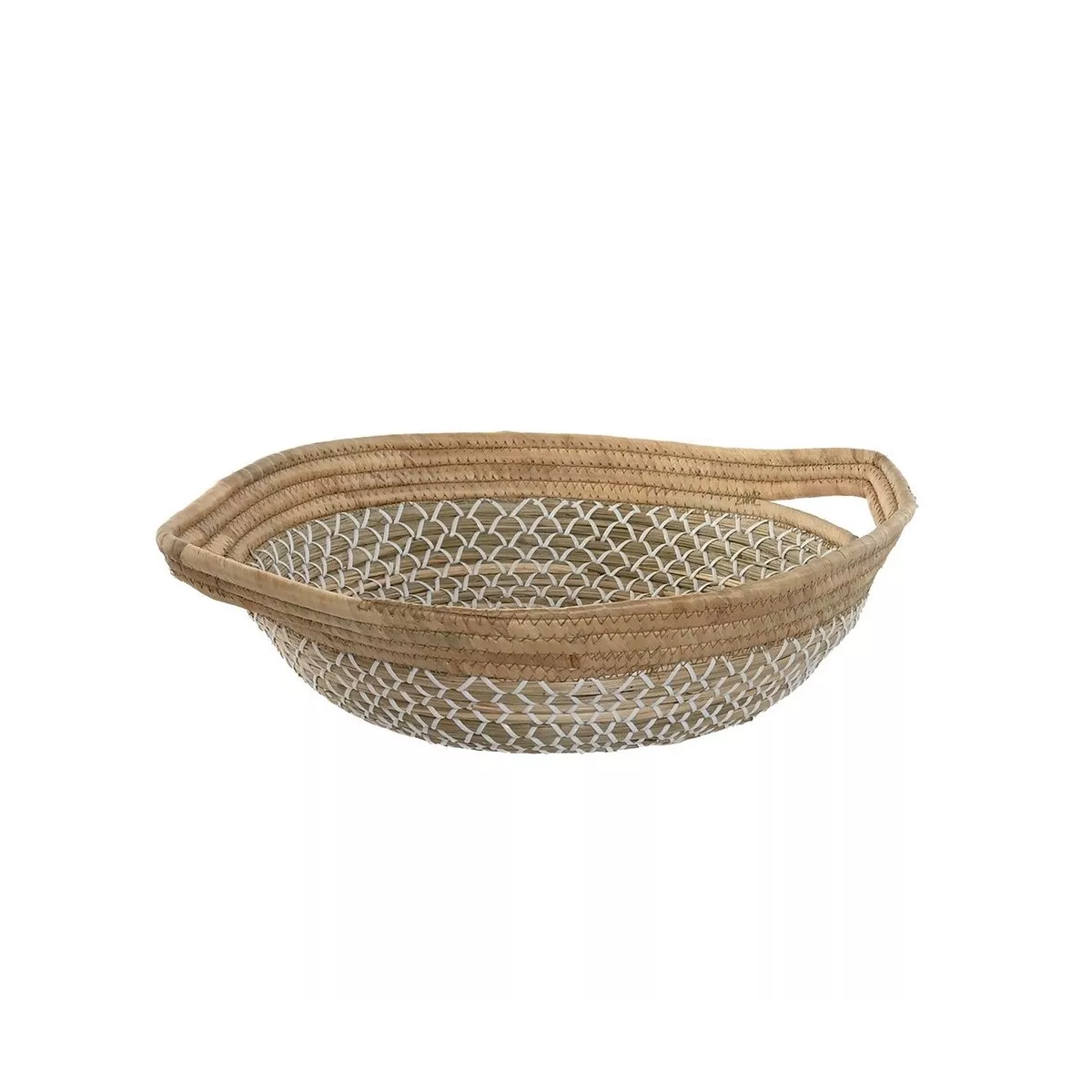 Corbeille en Roseau et Seagrass 52X45