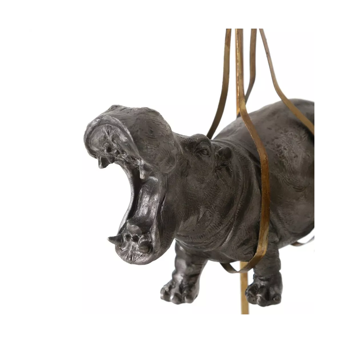 Hippopotame en suspension
