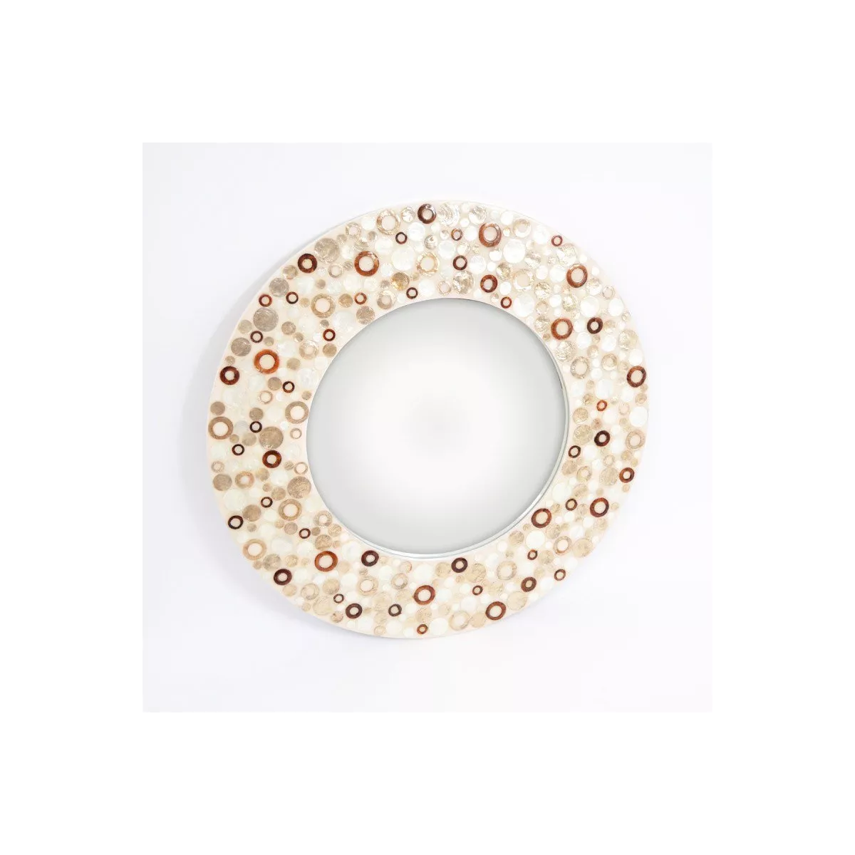 Miroir Taliana Nacre 80x80