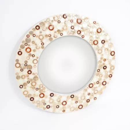 Miroir Taliana Nacre 80x80