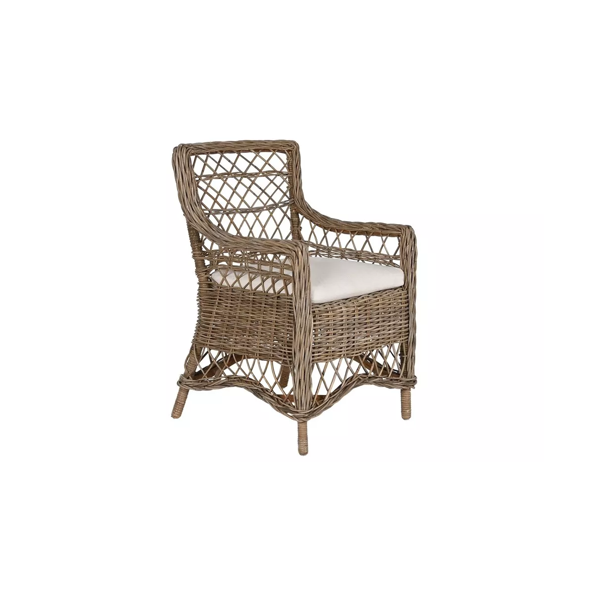 Fauteuil Tiria Rotin Kubu