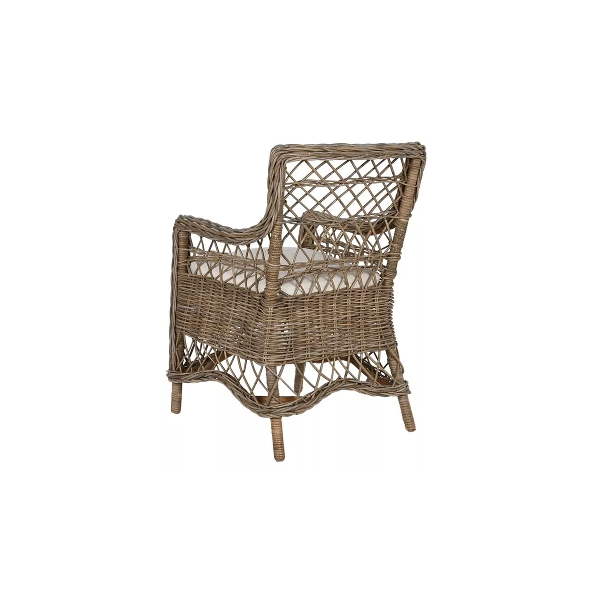 Fauteuil Tiria Rotin Kubu