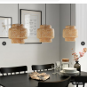 Suspension 3 Niveaux en Bambou 50x57