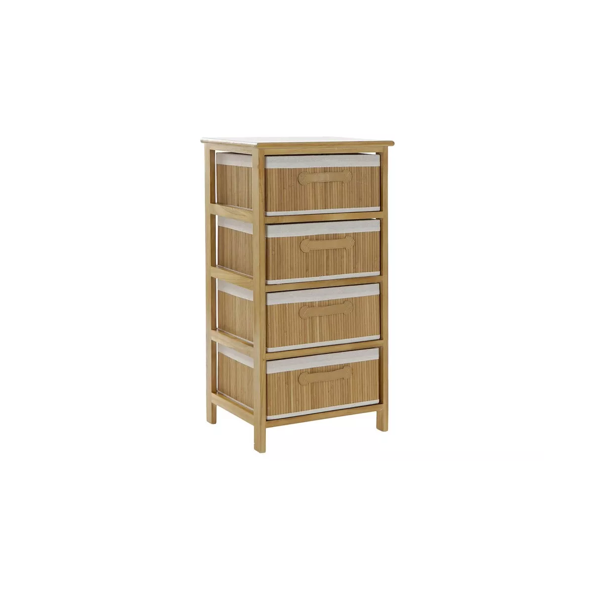 Meuble rangement Bambou 4 tiroirs