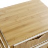 Meuble rangement Bambou 4 tiroirs