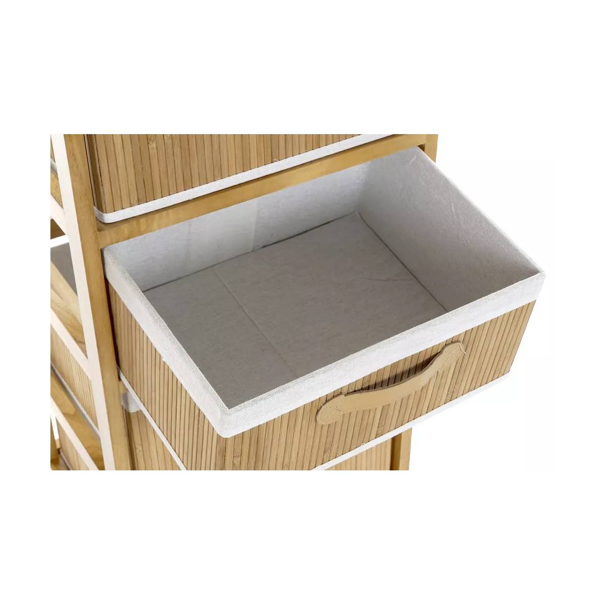 Meuble rangement Bambou 4 tiroirs