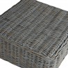 Fauteuil Torino Rotin Kubu