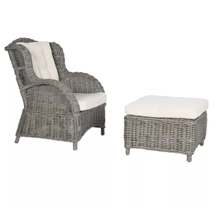 Fauteuil Torino Rotin Kubu