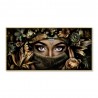 Tableau Visage Strass 160x80