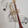 Déco Murale Musique Trompette