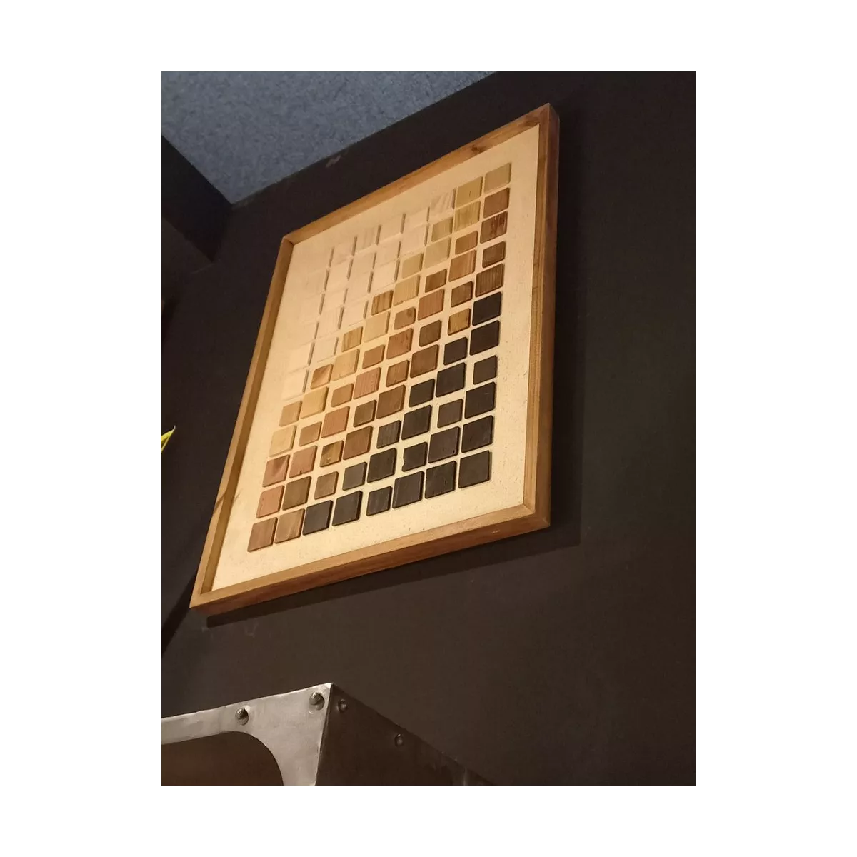 Tableau Carrés Bois 62x82