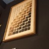 Tableau Carrés Bois 62x82