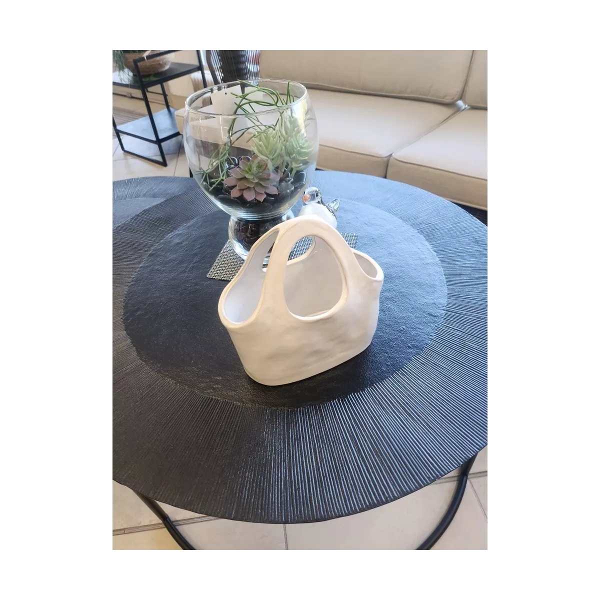 Vase Sac à main Roma Blanc