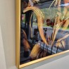 Tableau Visage Strass 160x80