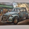 Tableau Métal 2CV 120X80