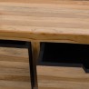 Console Teck Calopsite 80 cm