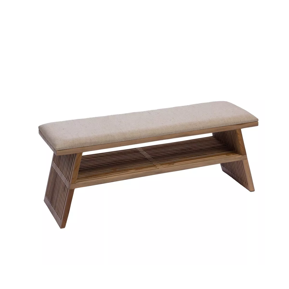 Banc Calopsite Teck 110cm