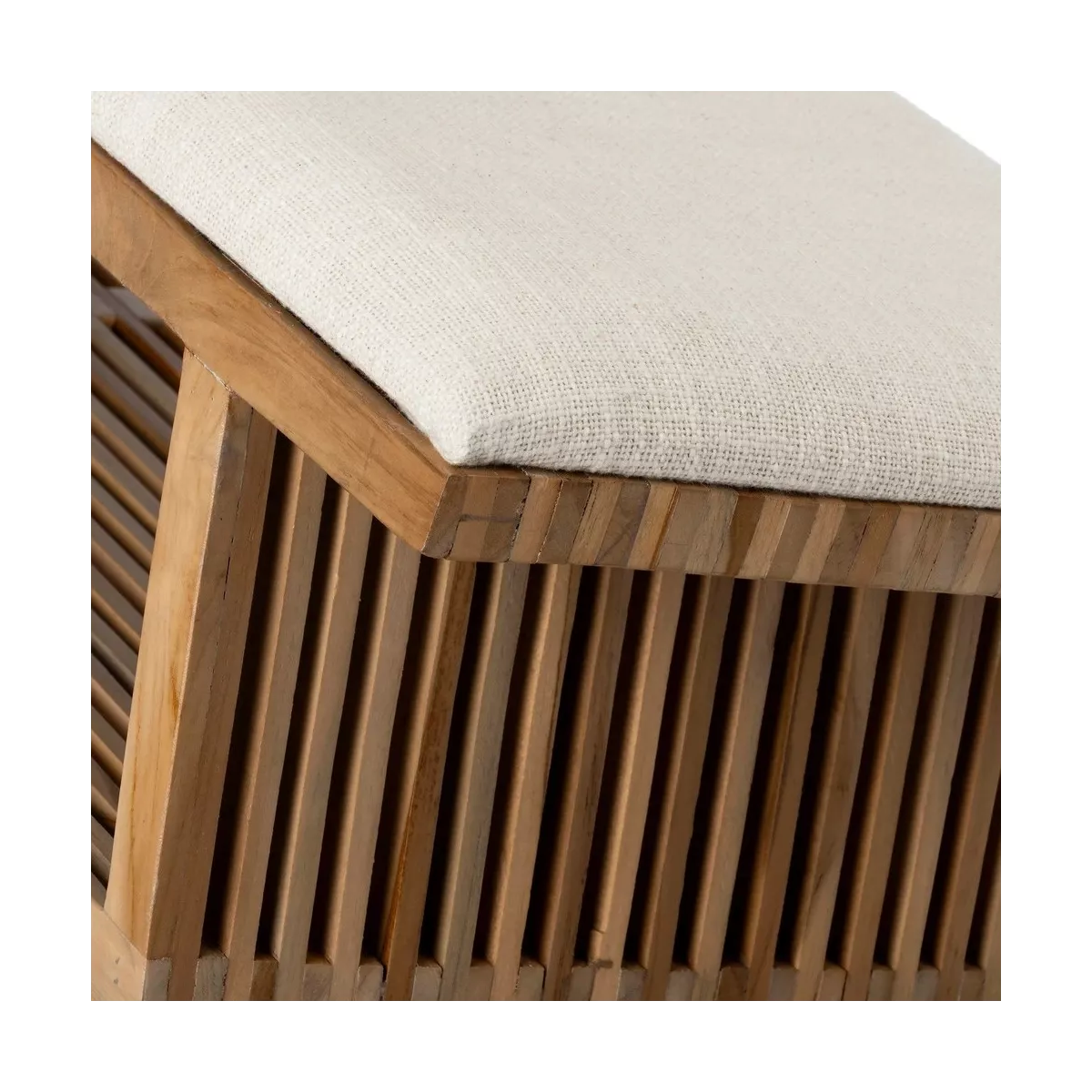 Banc Calopsite Teck 110cm