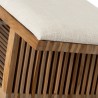 Banc Calopsite Teck 110cm