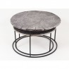 Table en Aluminium Gris Foncé