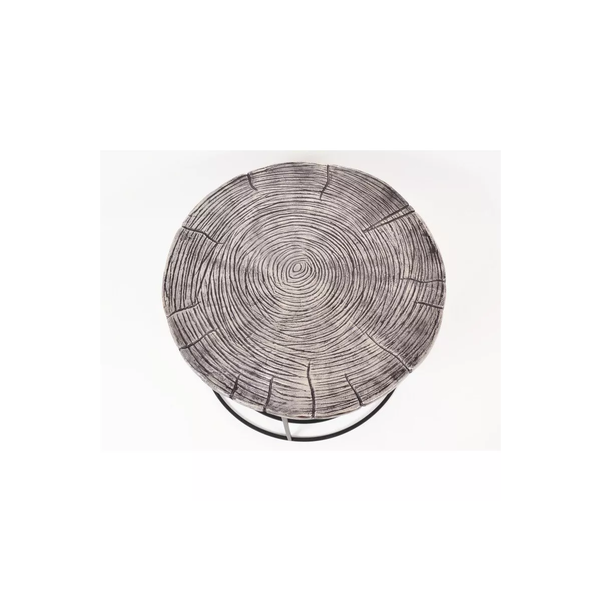 Table Basse Erable en Aluminium Gris Foncé