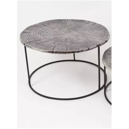 Table en Aluminium Gris Foncé
