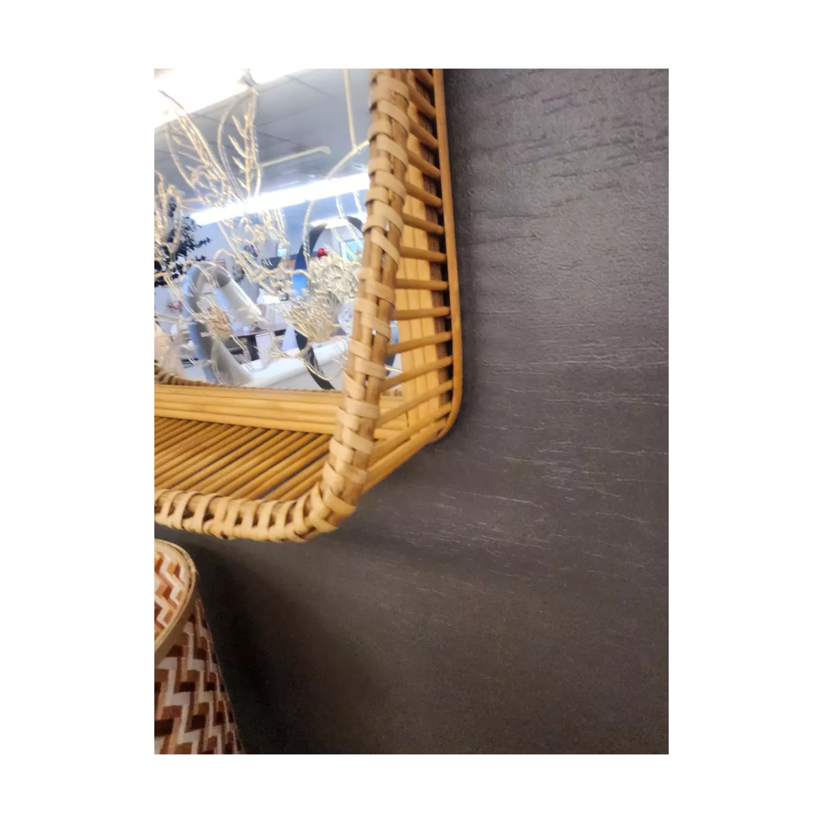 Miroir Shelly Rotin 52x100
