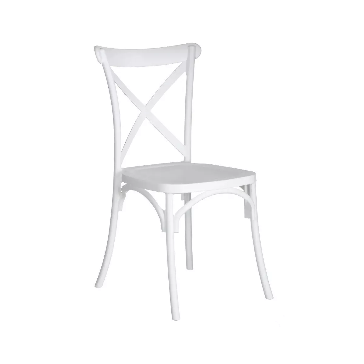 Chaise  Bistrot Croisée Blanc