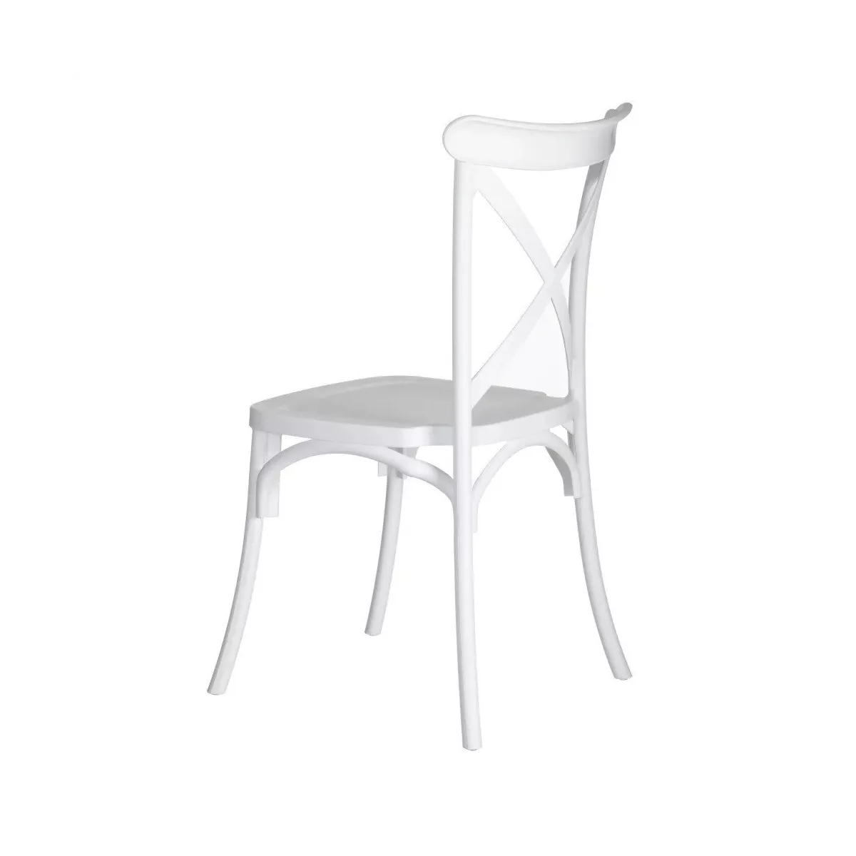 Chaise  Bistrot Croisée Blanc
