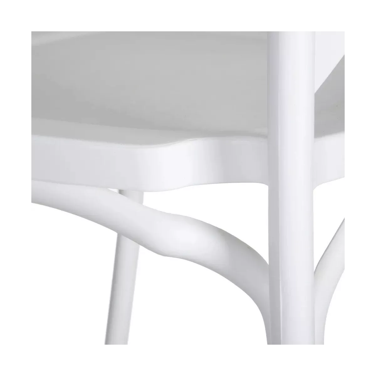 Chaise  Bistrot Croisée Blanc