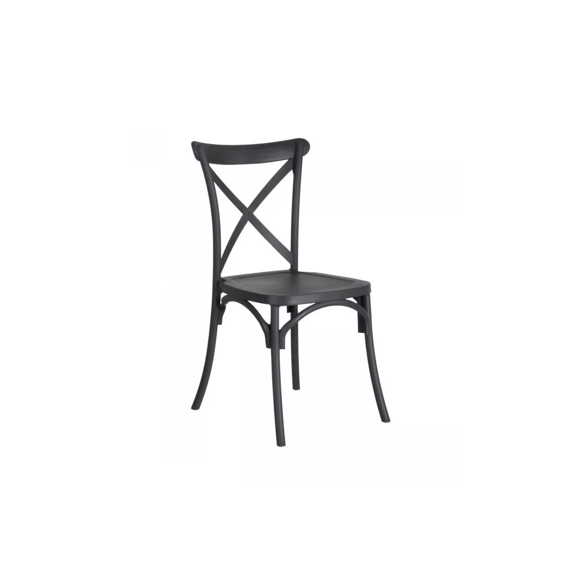 Chaise  Bistrot Croisée Grise