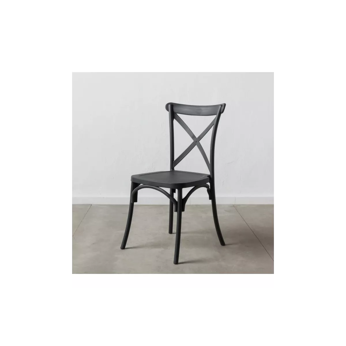 Chaise  Bistrot Croisée Grise