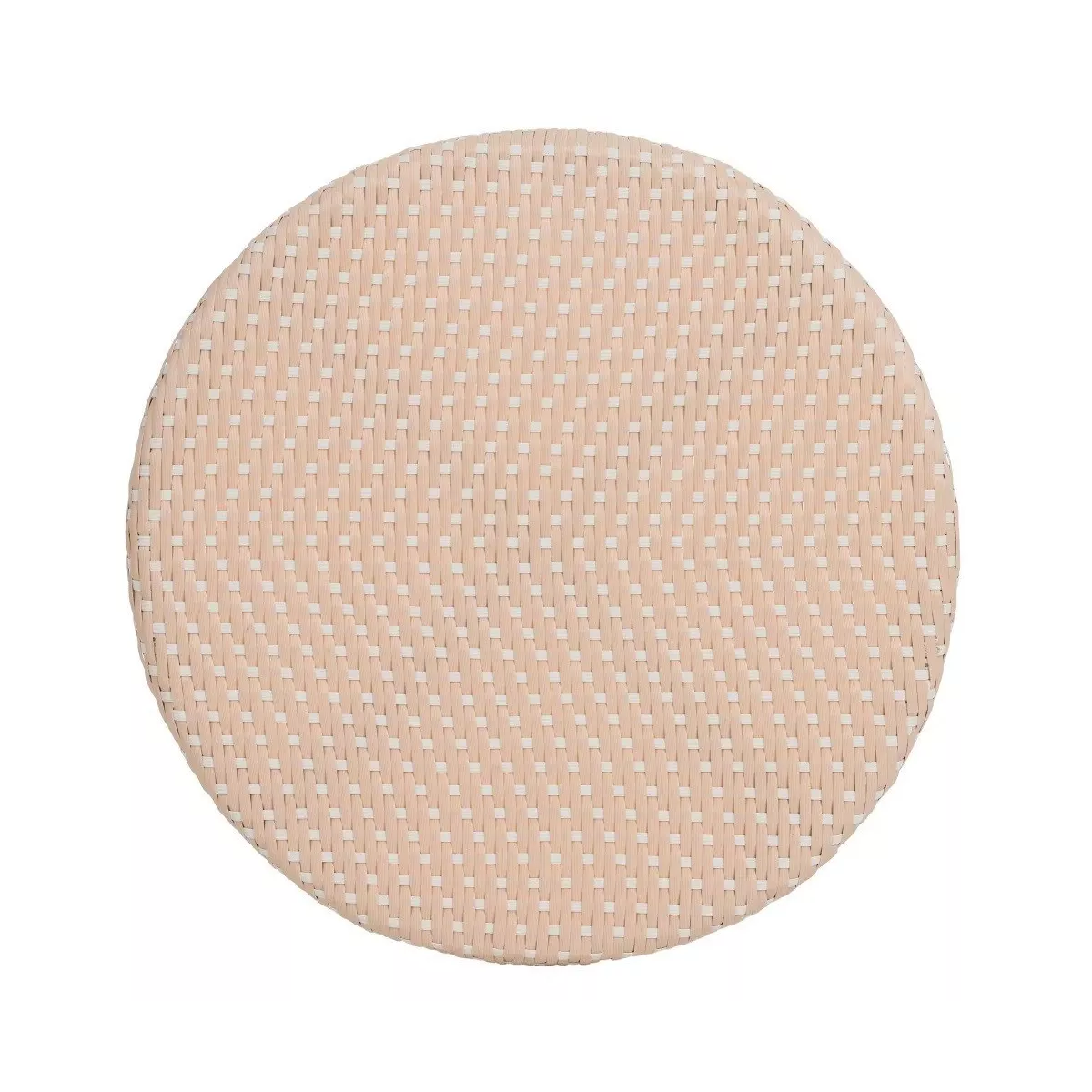 Table Bistrot Rotin Olivia Beige 50cm